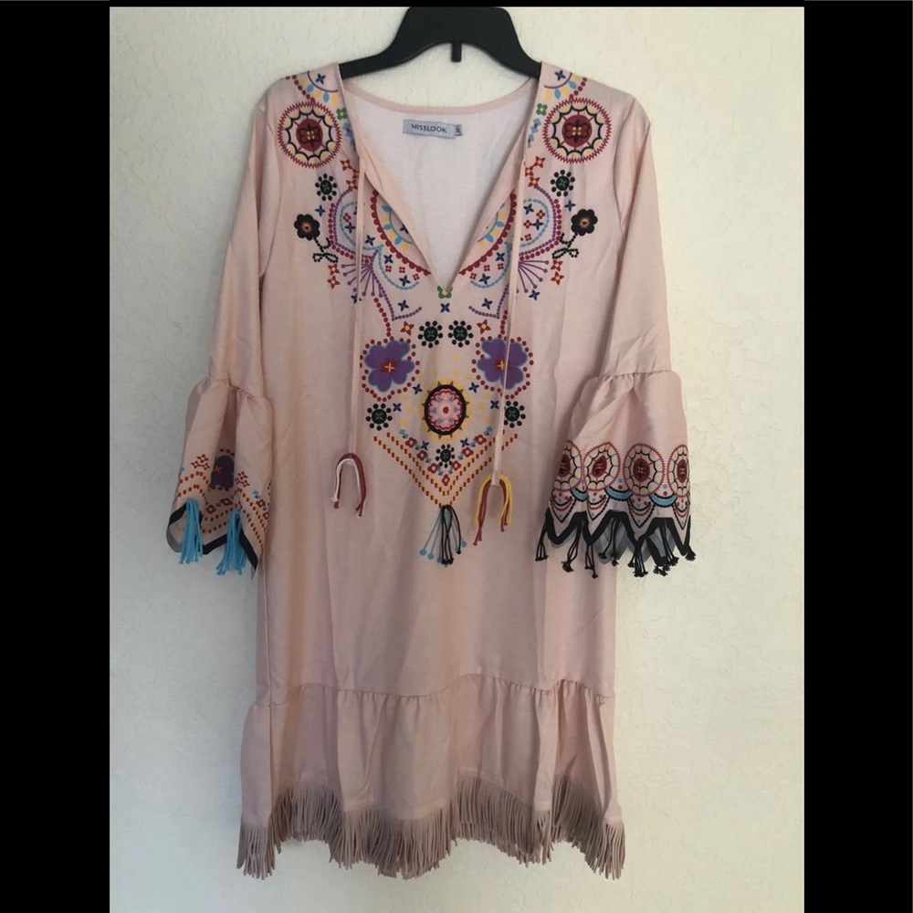 Women’s XL fringed dress